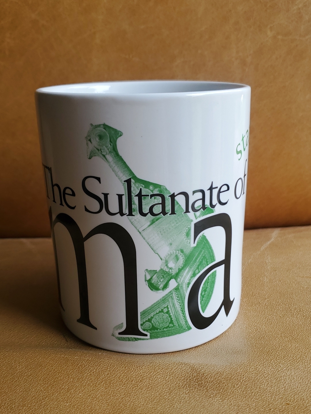 Large Starbucks The Sultanate Of Oman City Coffee Mug